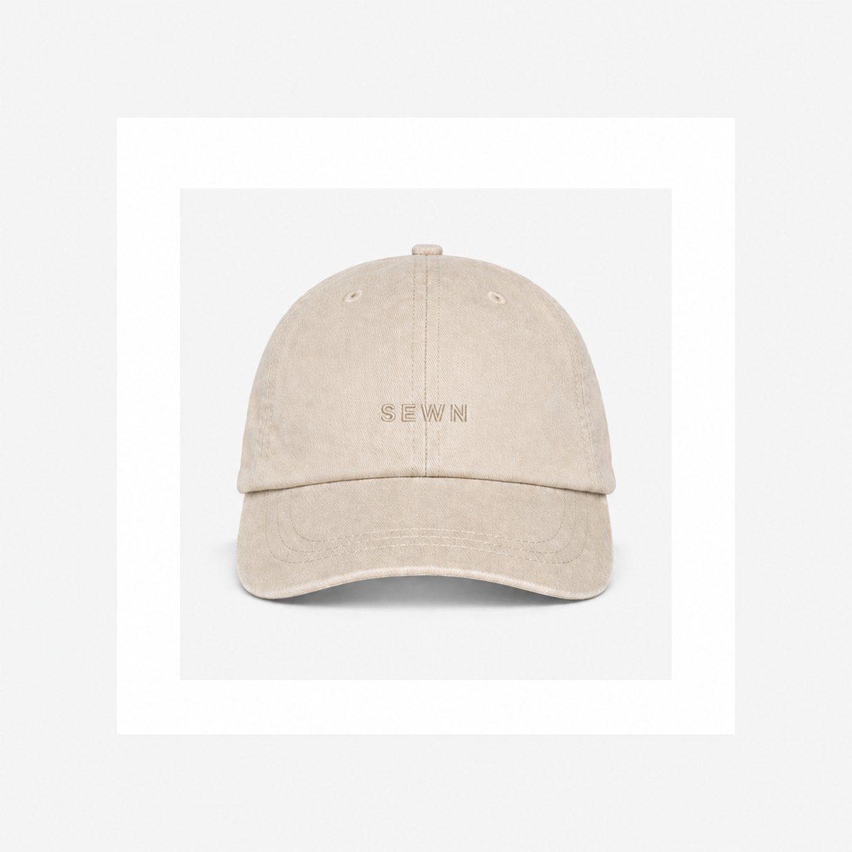 The Dad Hat — embroidered heavyweight cap