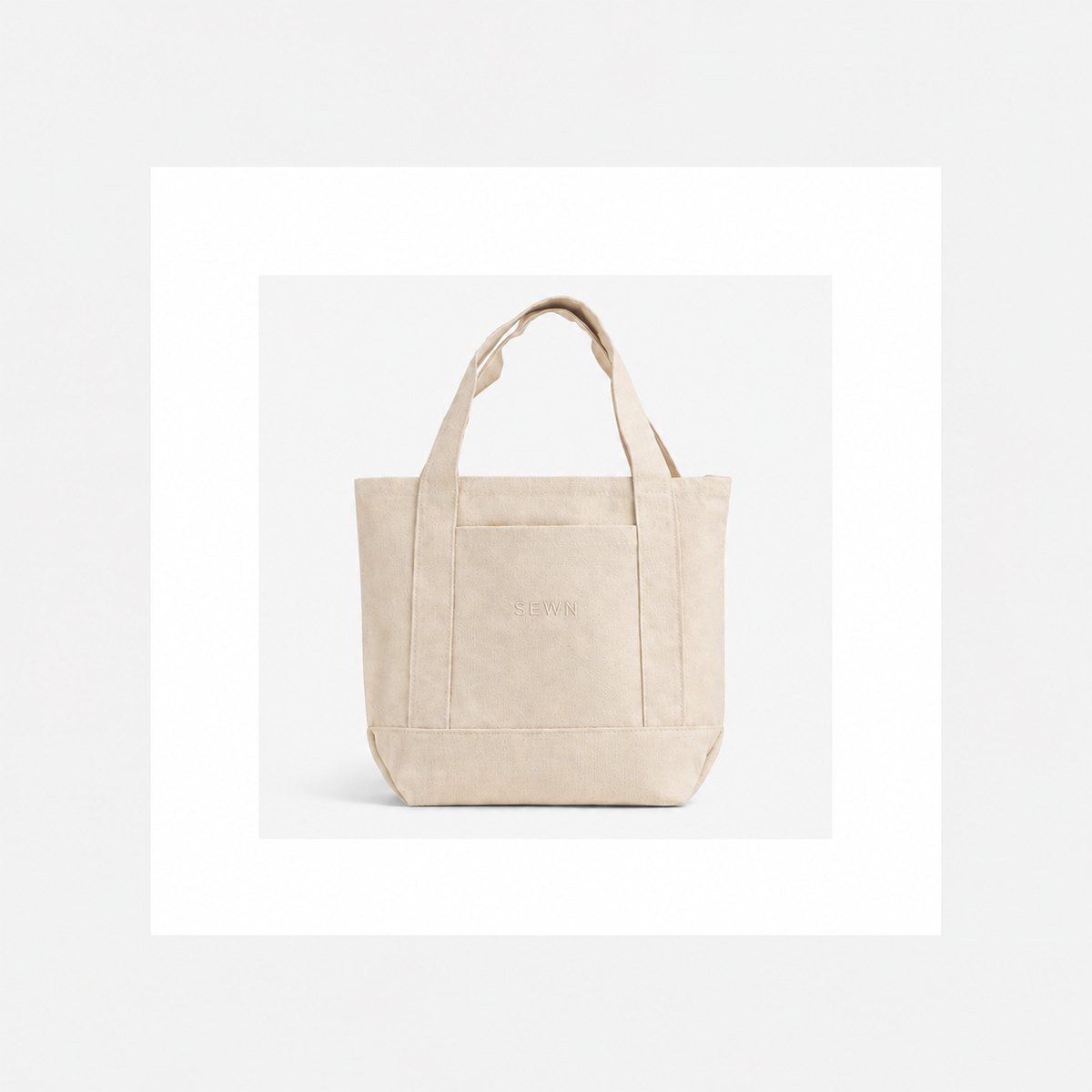 The Tote — heavyweight cotton tote